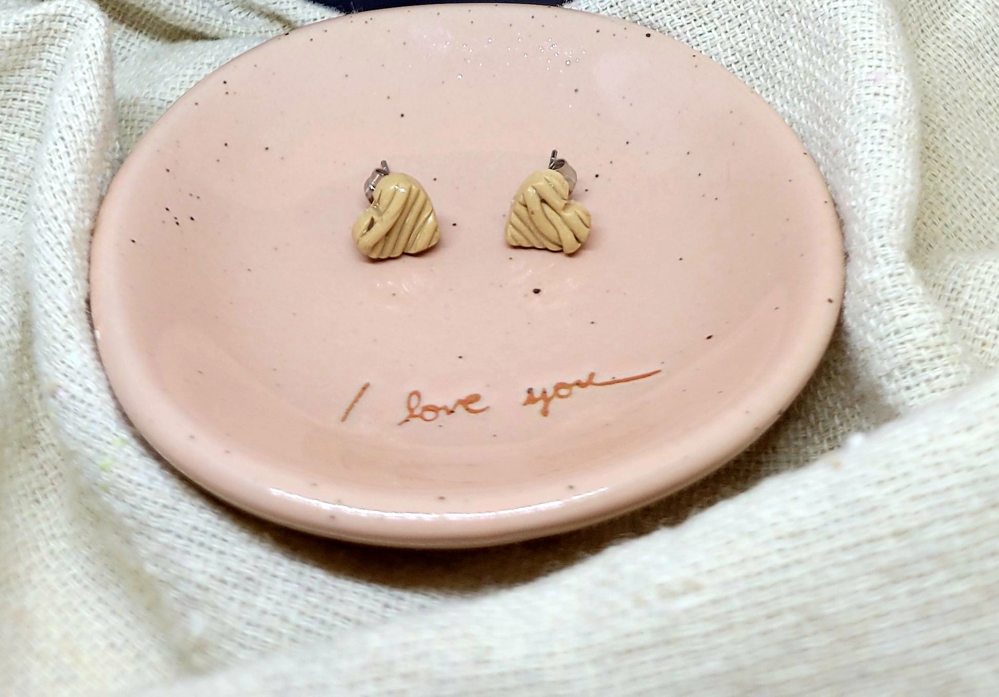 Valentines day earrings.