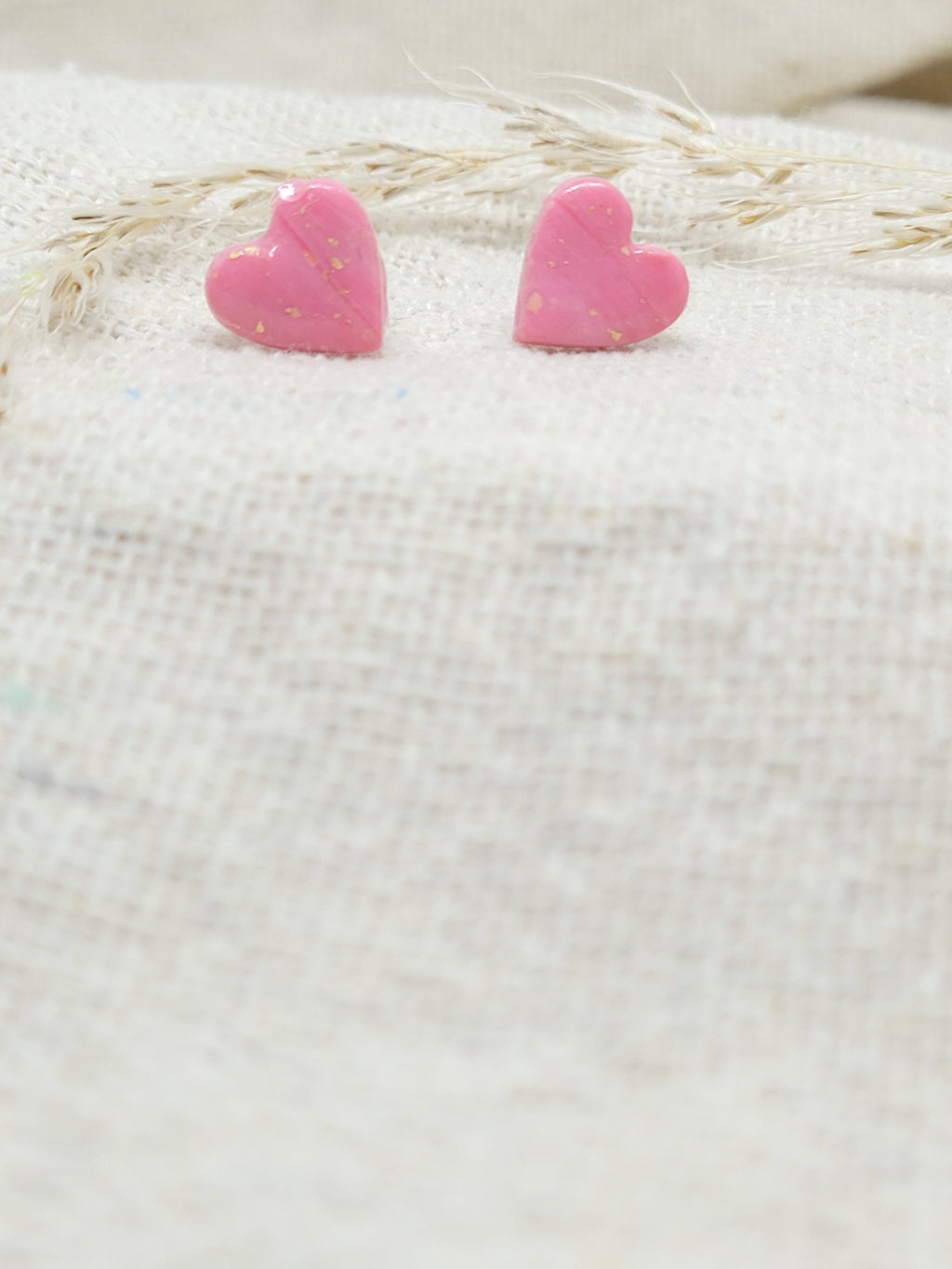 Heart studs